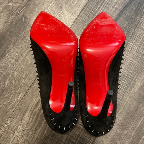 Christian Loubotin Anjalina 100m Suede - Picture 2 of 3